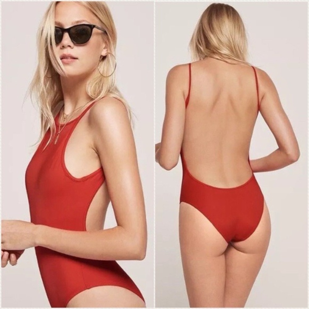 Reformation Venetian one piece swimsuit